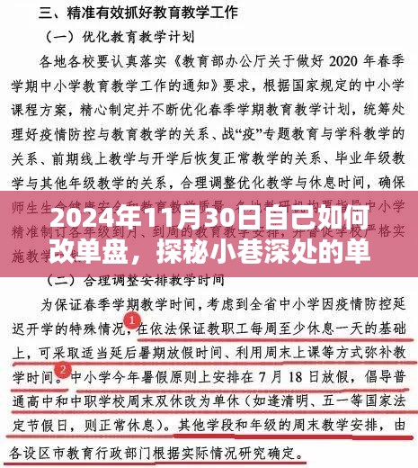 探秘小巷深处的单盘定制坊，DIY专属单盘，2024年11月30日手把手教你改单盘！