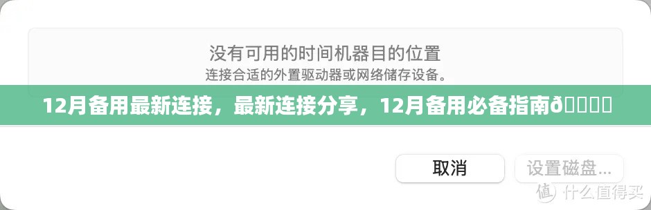 12月最新连接指南，必备资源分享与连接指南✨