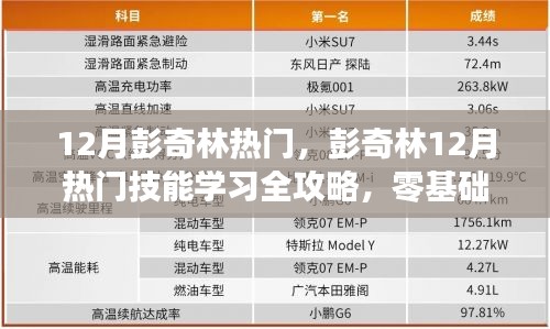 12月彭奇林热门，彭奇林12月热门技能学习全攻略，零基础步步为营