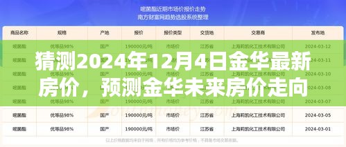 聚焦金华未来房价走向，预测与解析2024年12月4日金华最新房价趋势分析