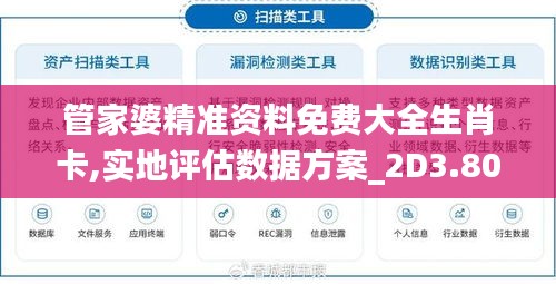 管家婆精准资料免费大全生肖卡,实地评估数据方案_2D3.801