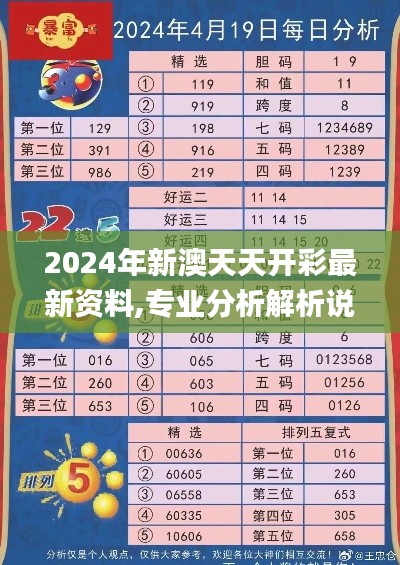 2024年新澳天天开彩最新资料,专业分析解析说明_超值版15.464