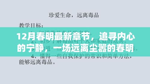 追寻内心的宁静，一场远离尘嚣的春明之旅——最新章节（春明之旅）