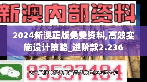 2024新澳正版免费资料,高效实施设计策略_进阶款2.236