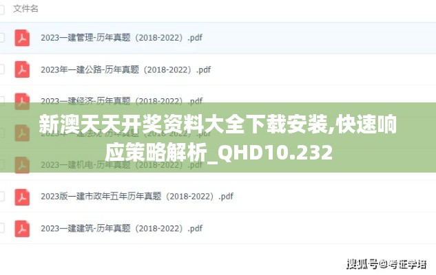 新澳天天开奖资料大全下载安装,快速响应策略解析_QHD10.232