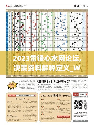 2023雷锋心水网论坛,决策资料解释定义_W4.332