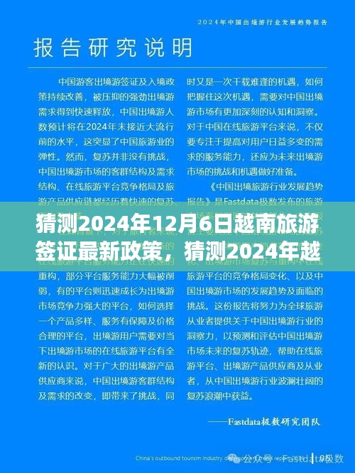 专家分析，预测2024年越南旅游签证新政策走向及专家观点解读