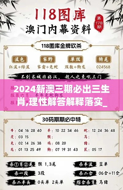 2024新澳三期必出三生肖,理性解答解释落实_专业版10.992