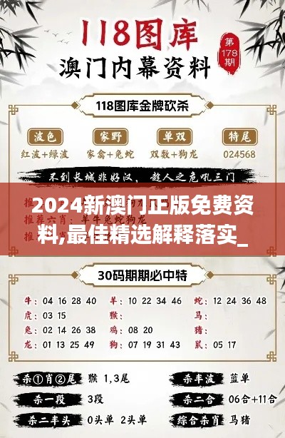 2024新澳门正版免费资料,最佳精选解释落实_完整版7.791