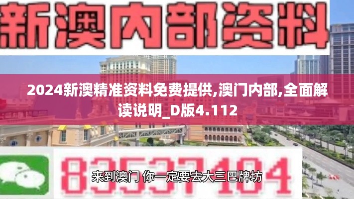 2024新澳精准资料免费提供,澳门内部,全面解读说明_D版4.112