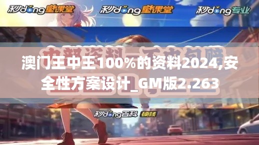 澳门王中王100%的资料2024,安全性方案设计_GM版2.263