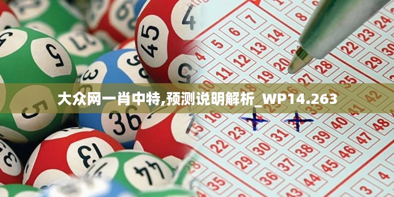 大众网一肖中特,预测说明解析_WP14.263