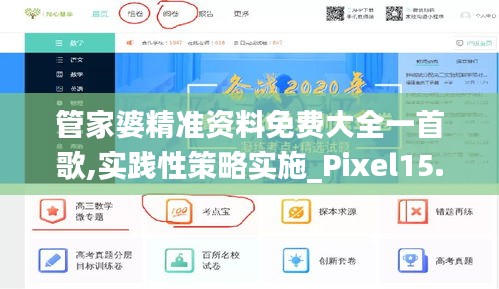 管家婆精准资料免费大全一首歌,实践性策略实施_Pixel15.906