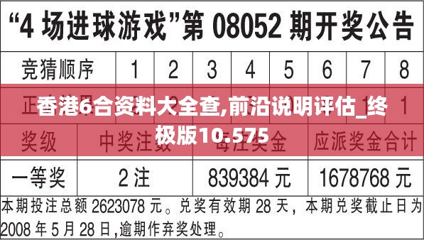 香港6合资料大全查,前沿说明评估_终极版10.575