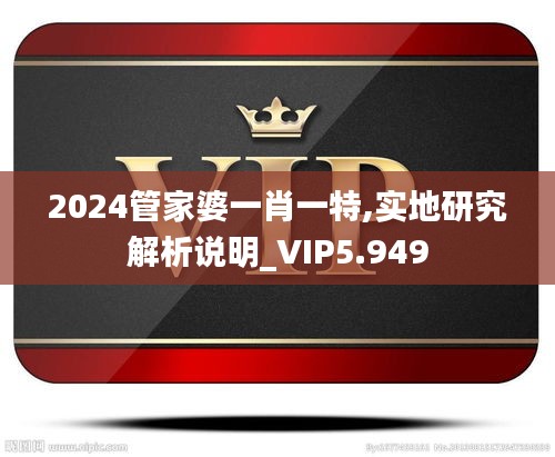 2024管家婆一肖一特,实地研究解析说明_VIP5.949