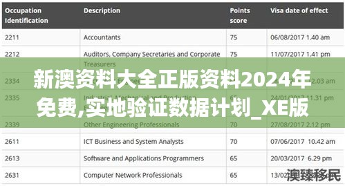 新澳资料大全正版资料2024年免费,实地验证数据计划_XE版4.908