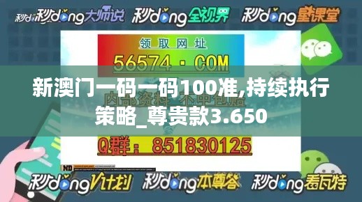 新澳门一码一码100准,持续执行策略_尊贵款3.650