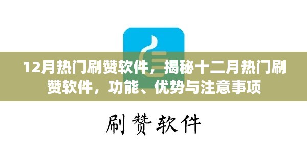 揭秘十二月热门刷赞软件，功能、优势及注意事项指南