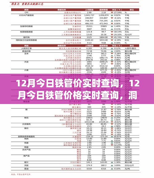 洞悉市场动态，最新铁管价格实时查询与采购良机把握