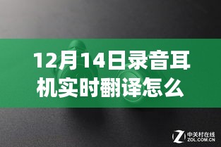 小红书独家揭秘，录音耳机实时翻译功能使用指南（12月14日最新版）