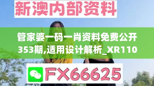 管家婆一码一肖资料免费公开353期,适用设计解析_XR110.704