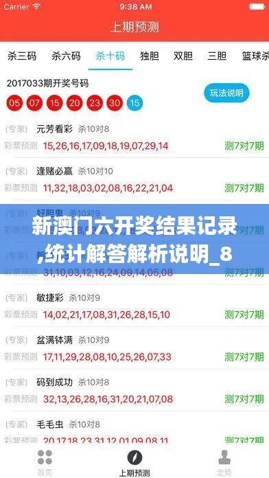 新澳门六开奖结果记录,统计解答解析说明_8K3.783