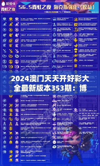 2024澳门天天开好彩大全最新版本353期：博彩新趋势解析