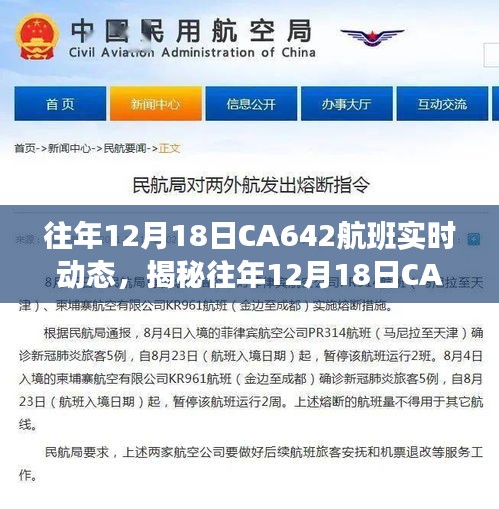 揭秘，往年12月18日CA642航班实时动态揭秘之旅