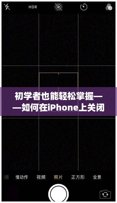 iPhone照片实时功能关闭详解，零基础步骤指南