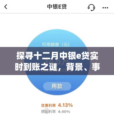 揭秘十二月银e贷实时到账背后，事件背景与多方影响解析