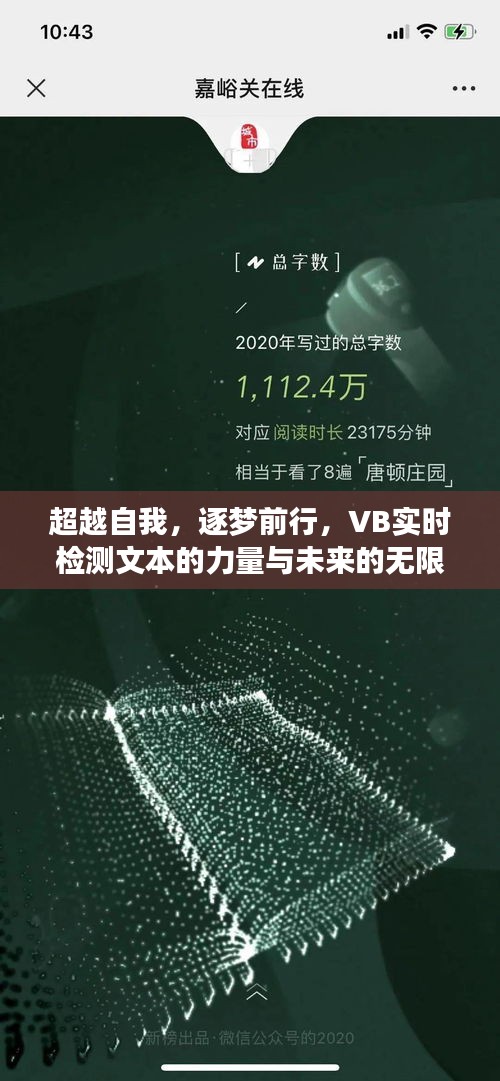 VB实时检测文本，超越自我，逐梦前行，探索无限可能的力量与未来