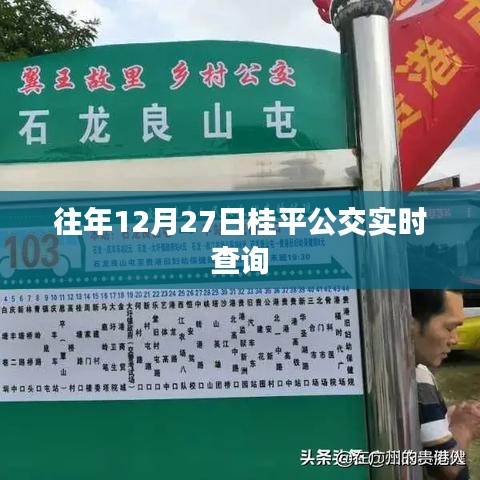 桂平公交实时查询系统，历年数据一网打尽