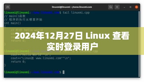 2024年Linux实时查看登录用户方法