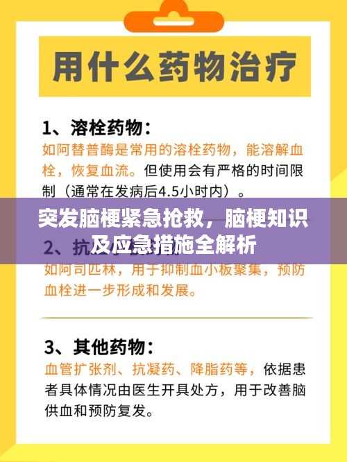 突发脑梗紧急抢救，脑梗知识及应急措施全解析