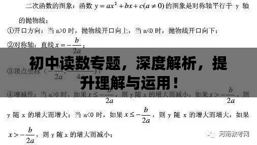 初中读数专题，深度解析，提升理解与运用！