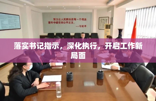 落实书记指示，深化执行，开启工作新局面
