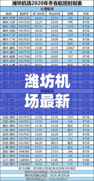 潍坊机场最新消息今日揭秘，航班动态、扩建进展等重磅更新！